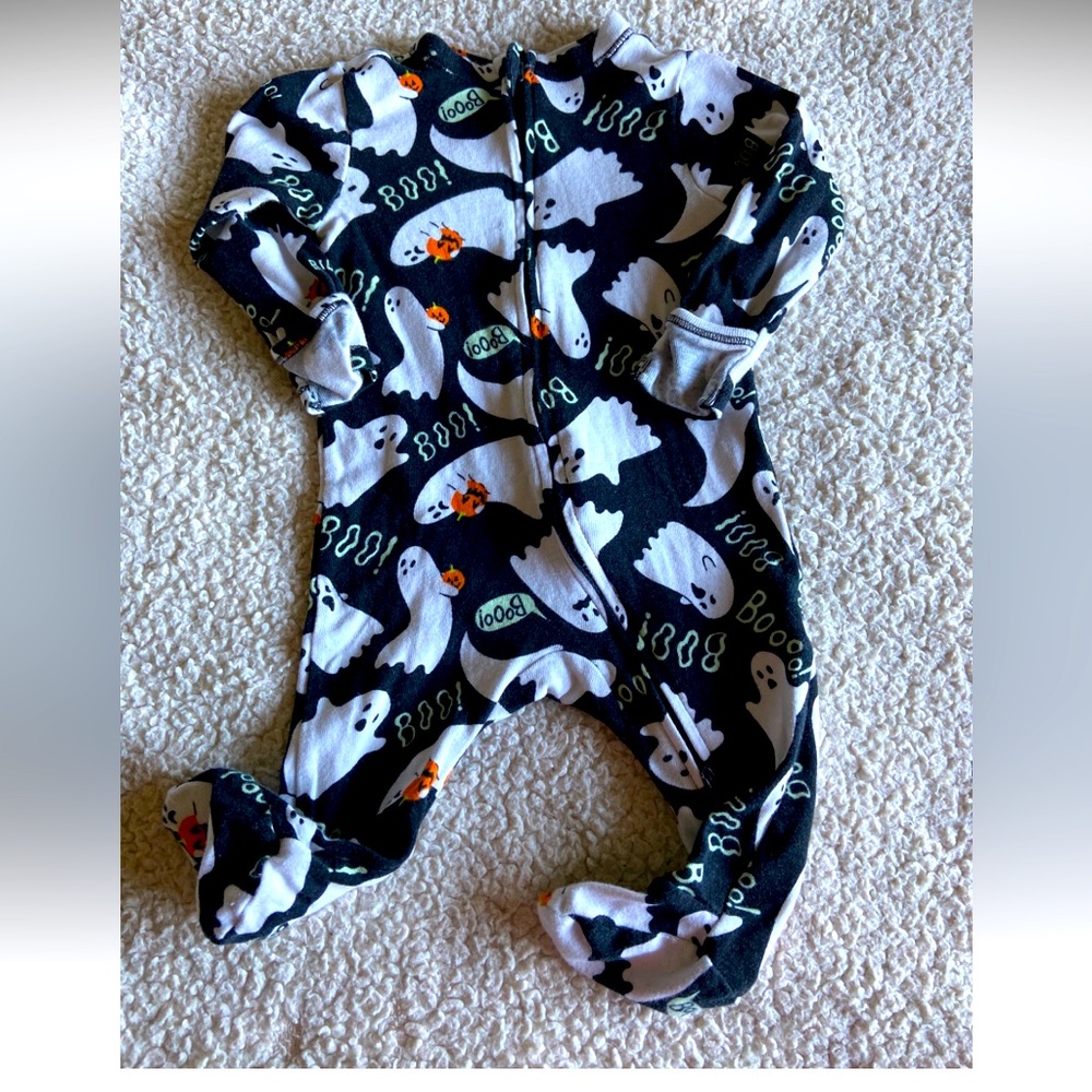 Old Navy Halloween Ghost Onesie Size 3-6 Months